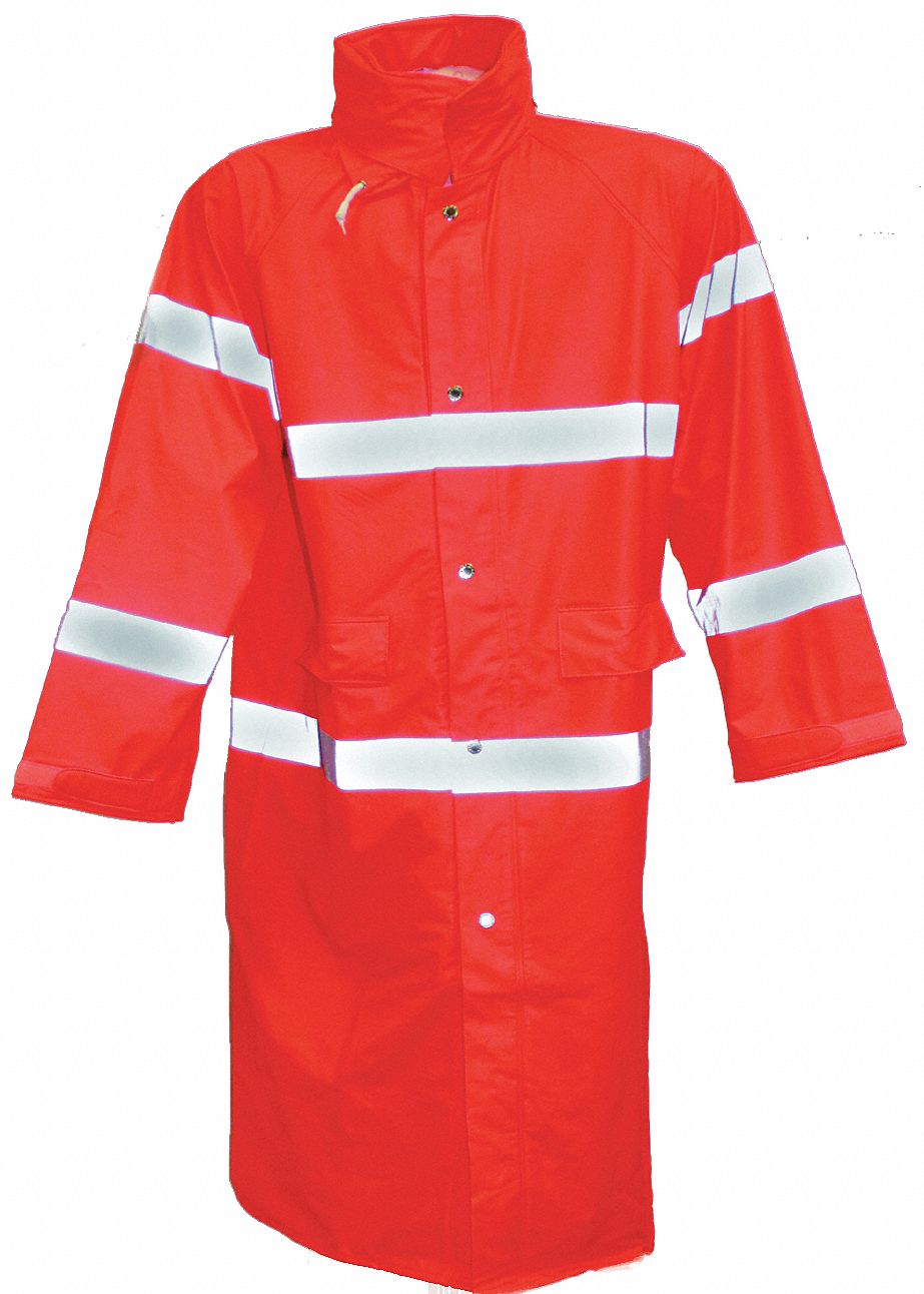 Rain Jacket Class 3 Type P Orange XL