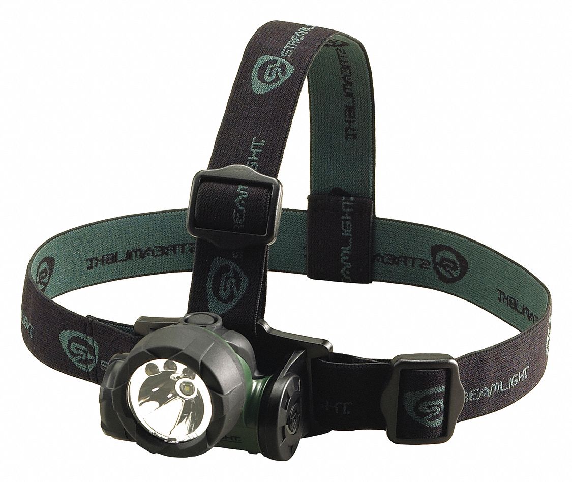 Headlamp ABS Thermoplastic Green 80lm