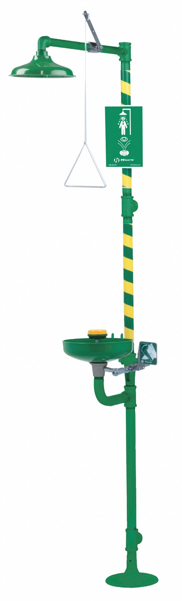 Shower/Eyewash Combination