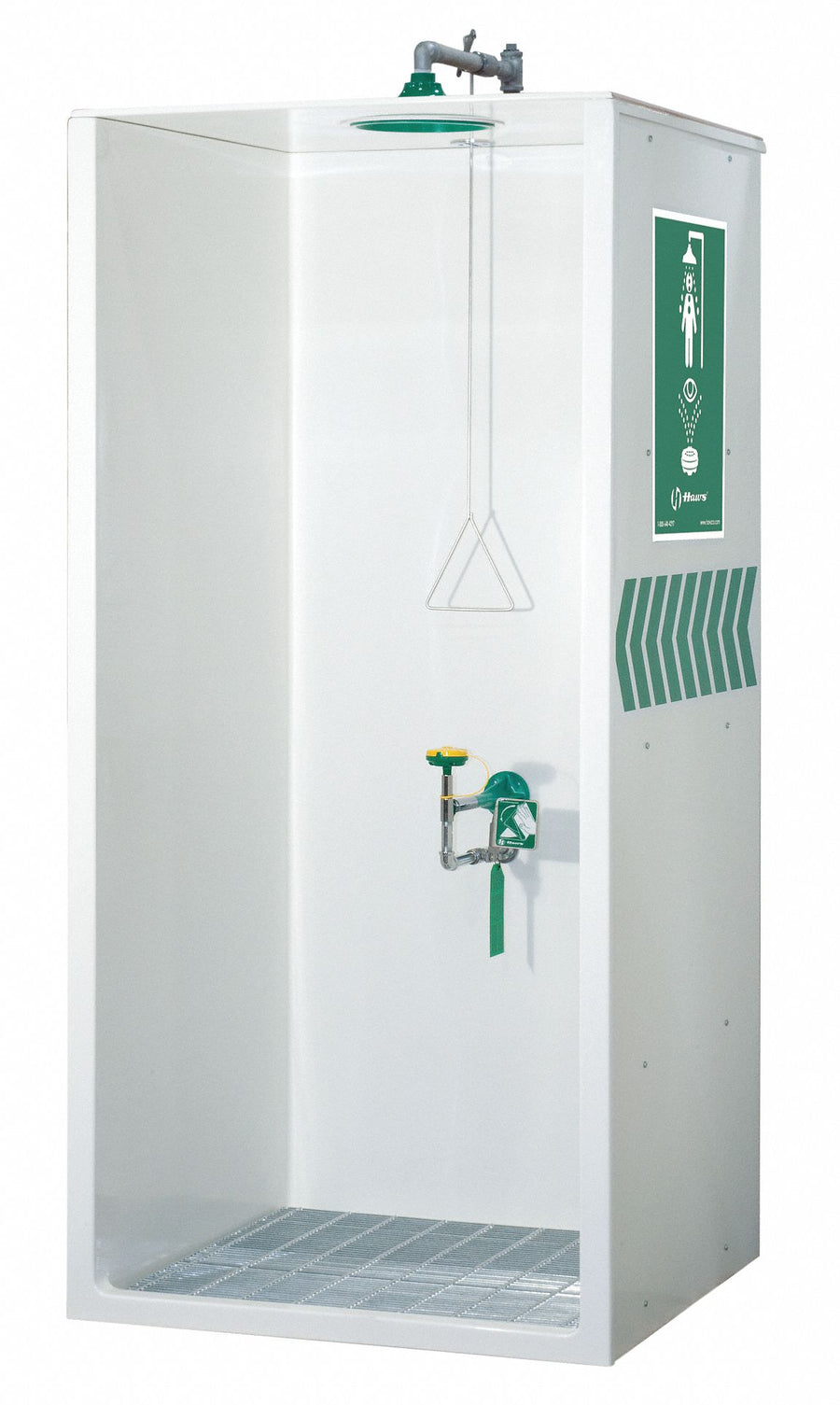 Shower/Eyewash Booth Combination