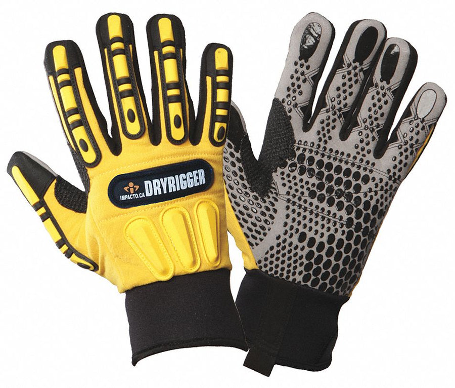 Anti-Vibration Gloves XL Black/Yellow PR