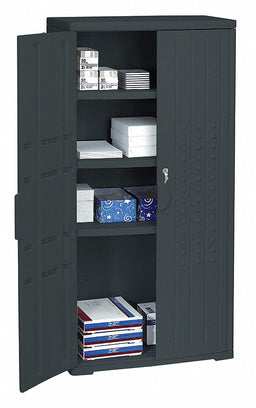 Storage Cabinet 66 in H Black