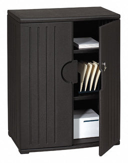 Storage Cabinet 46 in H Black