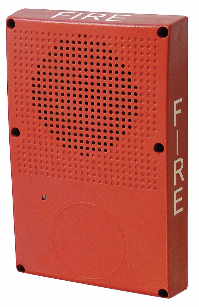 Outdoor Speaker Marked Fire Red