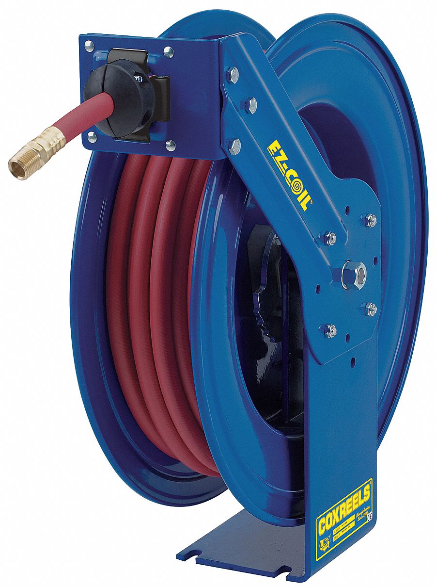 Spring Return Hose Reel 1/2 MNPT 75 ft