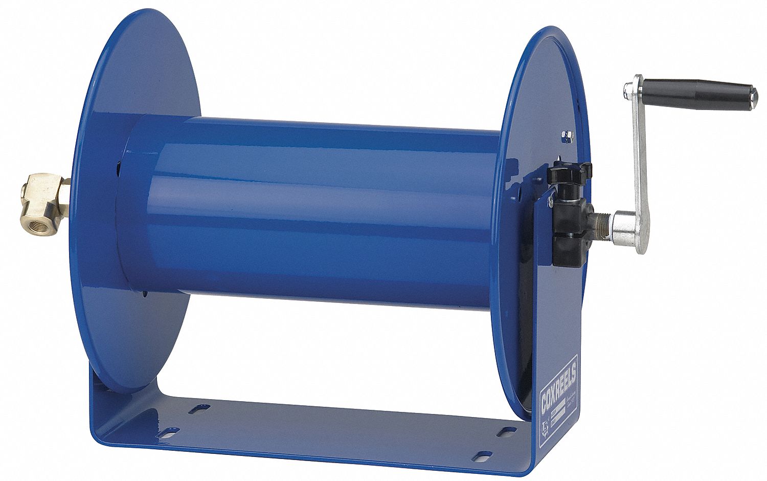 Hand Crank Hose Reel 225 ft 1/2 ID Blue