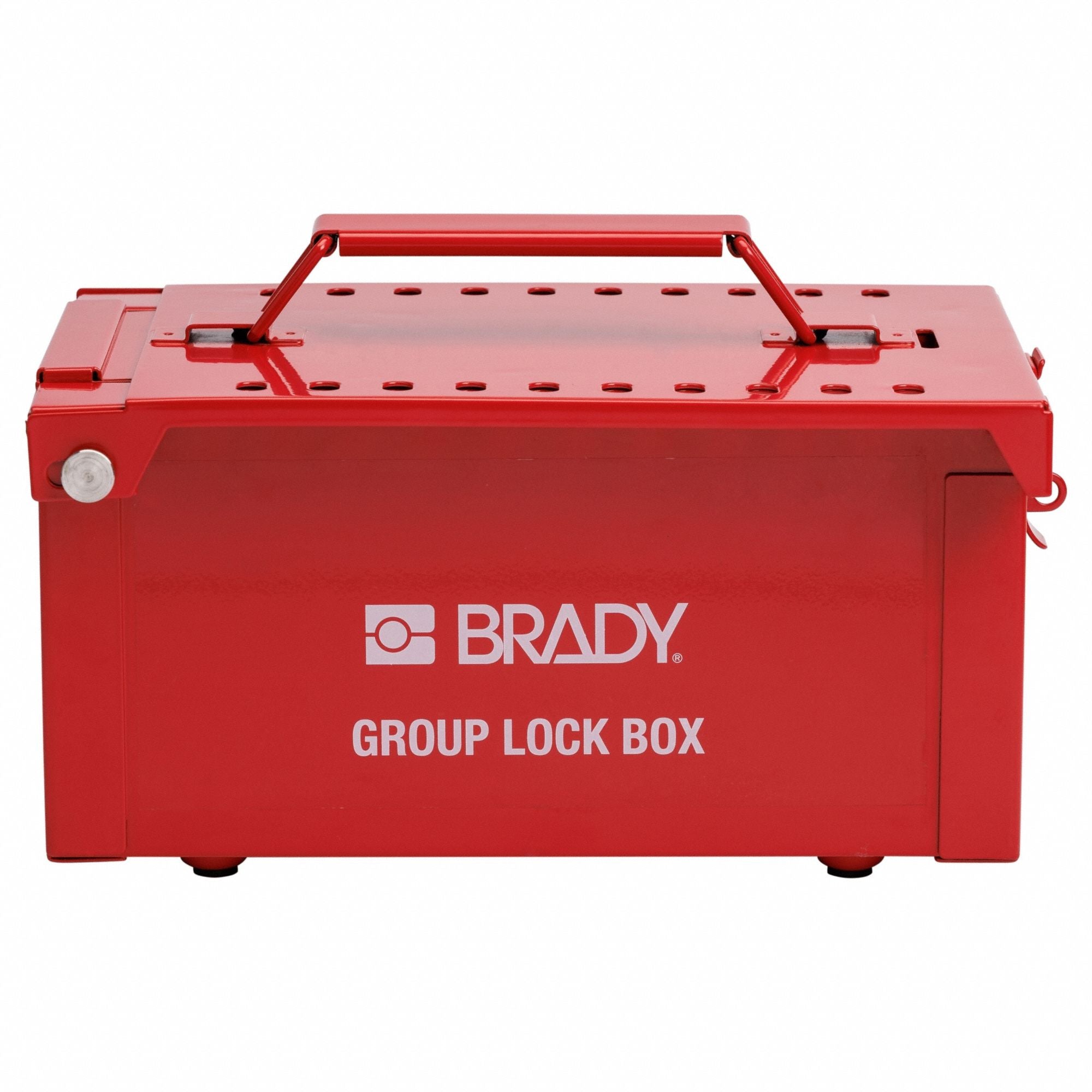 Group Lockout Box 6.75 in H Red