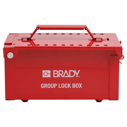 Group Lockout Box 6.75 in H Red