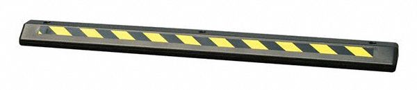 Parking Curb 6 ft x 4 x 8 Black/Yellow