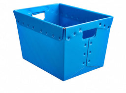 Nesting Ctr Blue Solid Corr HDPE PK3