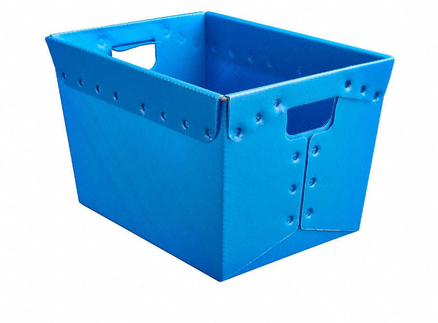 Nesting Ctr Blue Solid Corr HDPE PK3