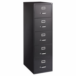 Vertical File Cabinet Black