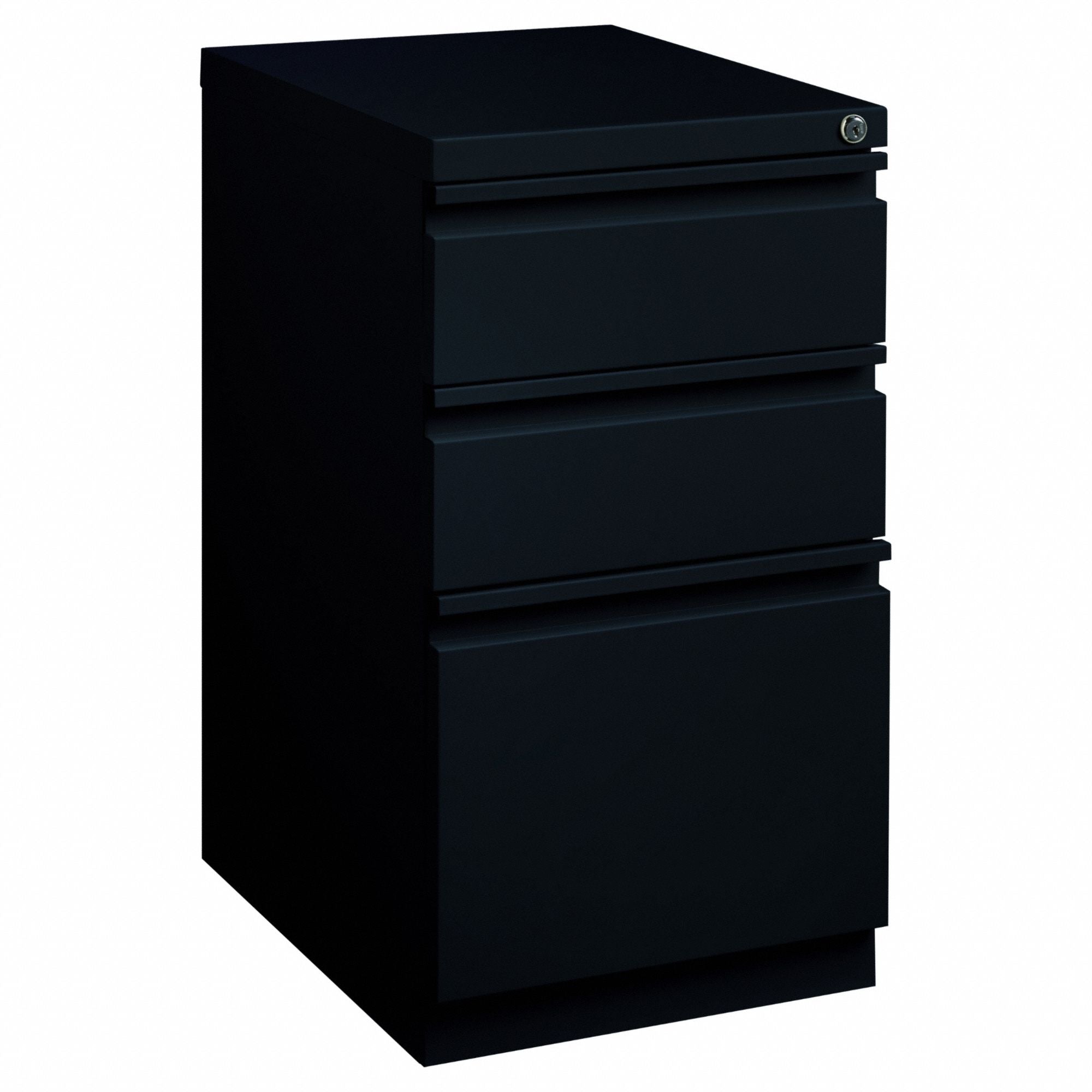 Desk Pedestal 19 7/8 Depth Black