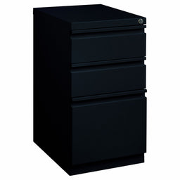 Desk Pedestal 19 7/8 Depth Black