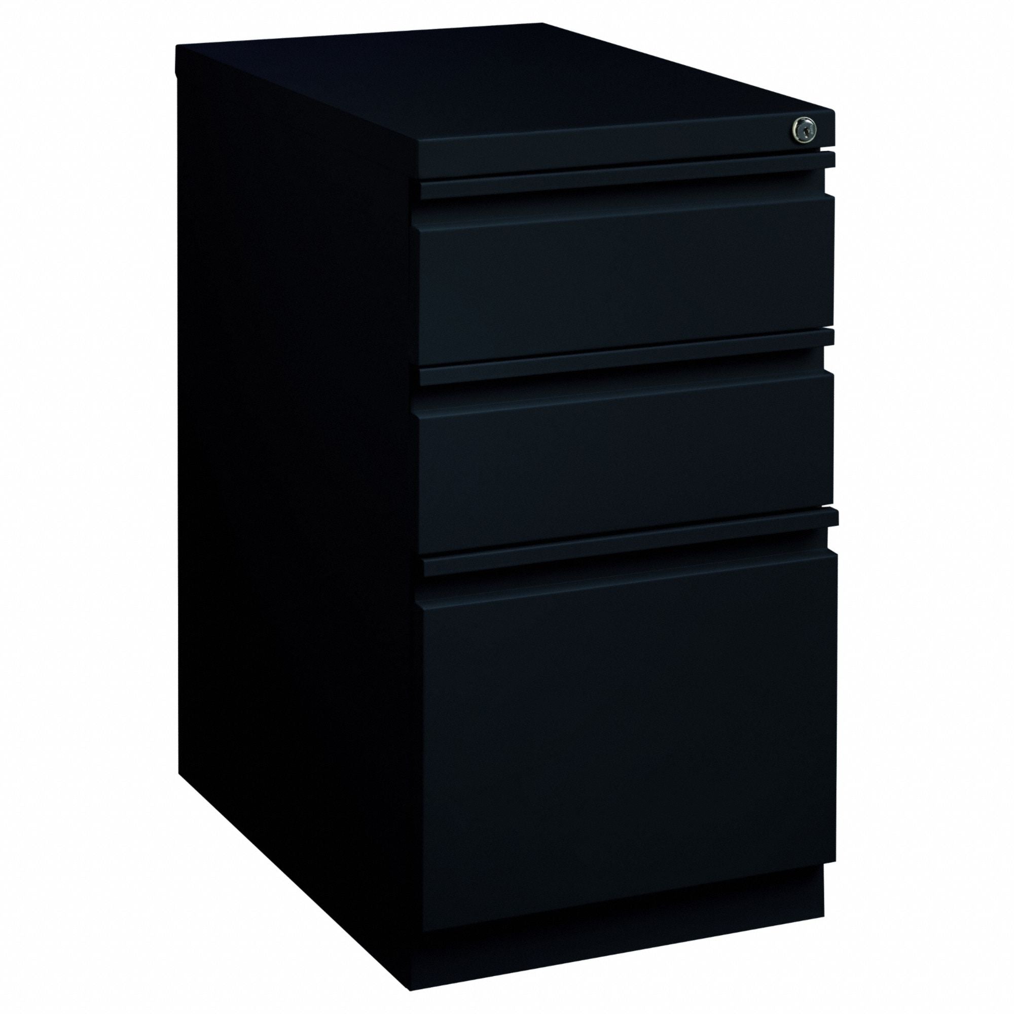 Desk Pedestal 22 7/8 Depth Black