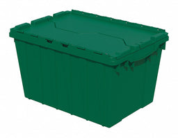 F8959 Attached Lid Ctr Green Solid IndGrdPoly