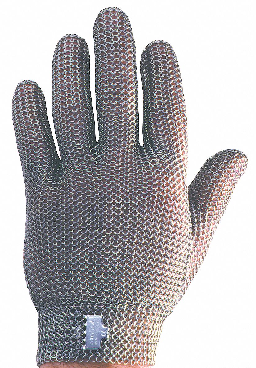 G4016 Chainmail Cut-Resist Glove XL/10 Silver