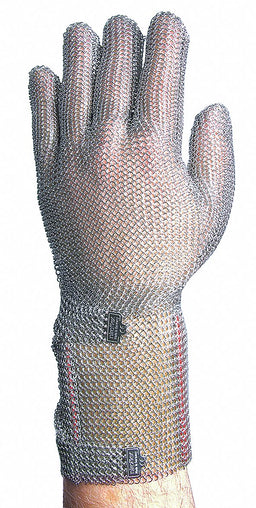 G4017 Chainmail Cut-Resist Glove L/9 Silver