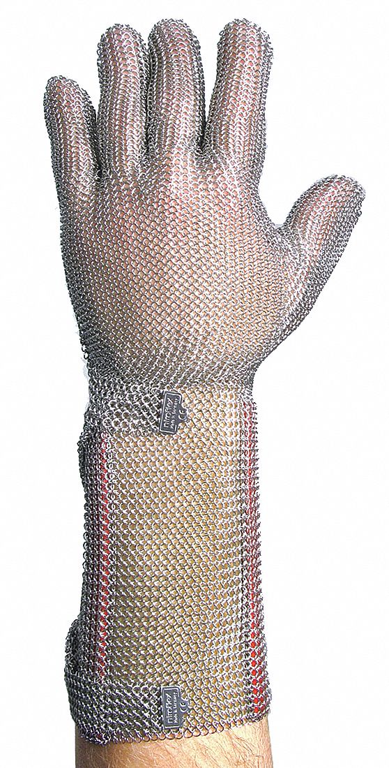 G4018 Chainmail Cut-Resist Glove S/7 Silver