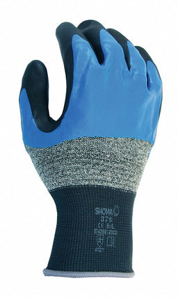 G2406 Coated Gloves Black/Blue L PR