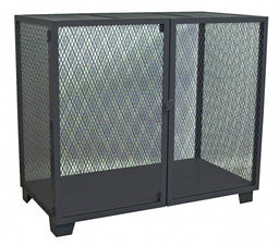 Open Storage Cabinet 54 H 72 W Black