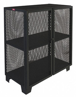 Shelving Cabinet 54 H 48 W Black