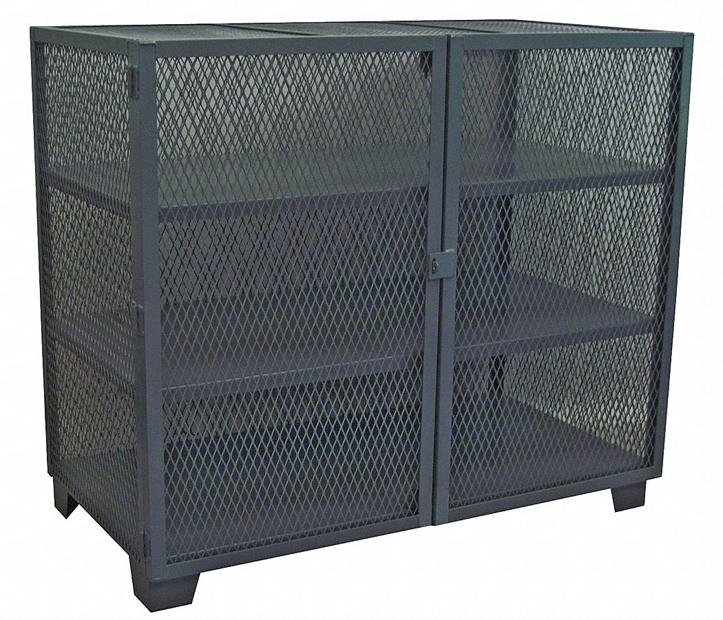 Shelving Cabinet 54 H 72 W Black
