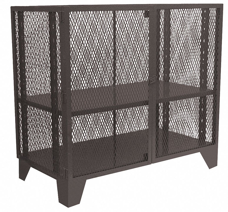 Shelving Cabinet 54 H 72 W Black