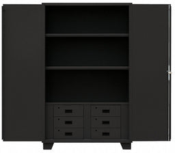 Combo Drawer Cabinet 78 H 36 W Black