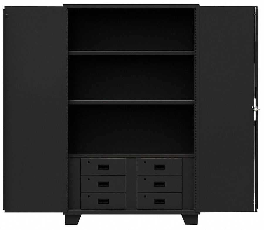 Combo Drawer Cabinet 78 H 36 W Black