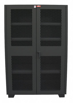 Shelving Cabinet 78 H 48 W Black