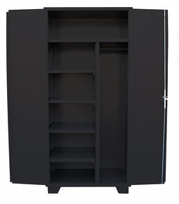 Combo Wardrobe Cabinet 78 H 36 W Black