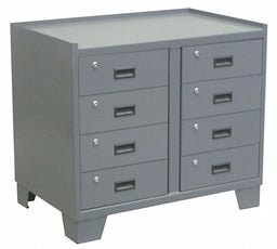 Drawer Cabinet 33 H 36 W Gray