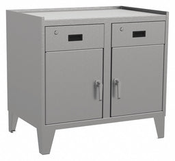 Combo Drawer Cabinet 34 H 36 W Gray