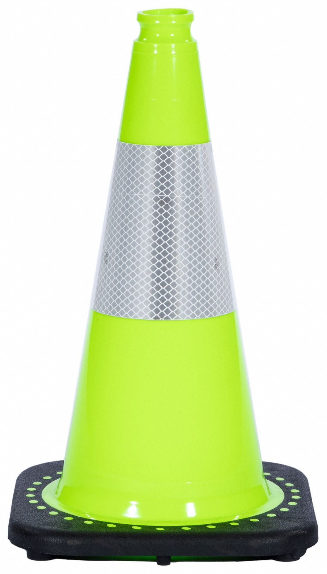 Traffic Cone 3 lb Lime Cone Color
