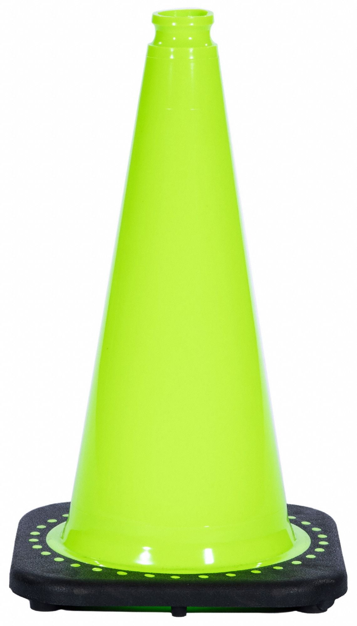 Traffic Cone 3 lb Lime Cone Color