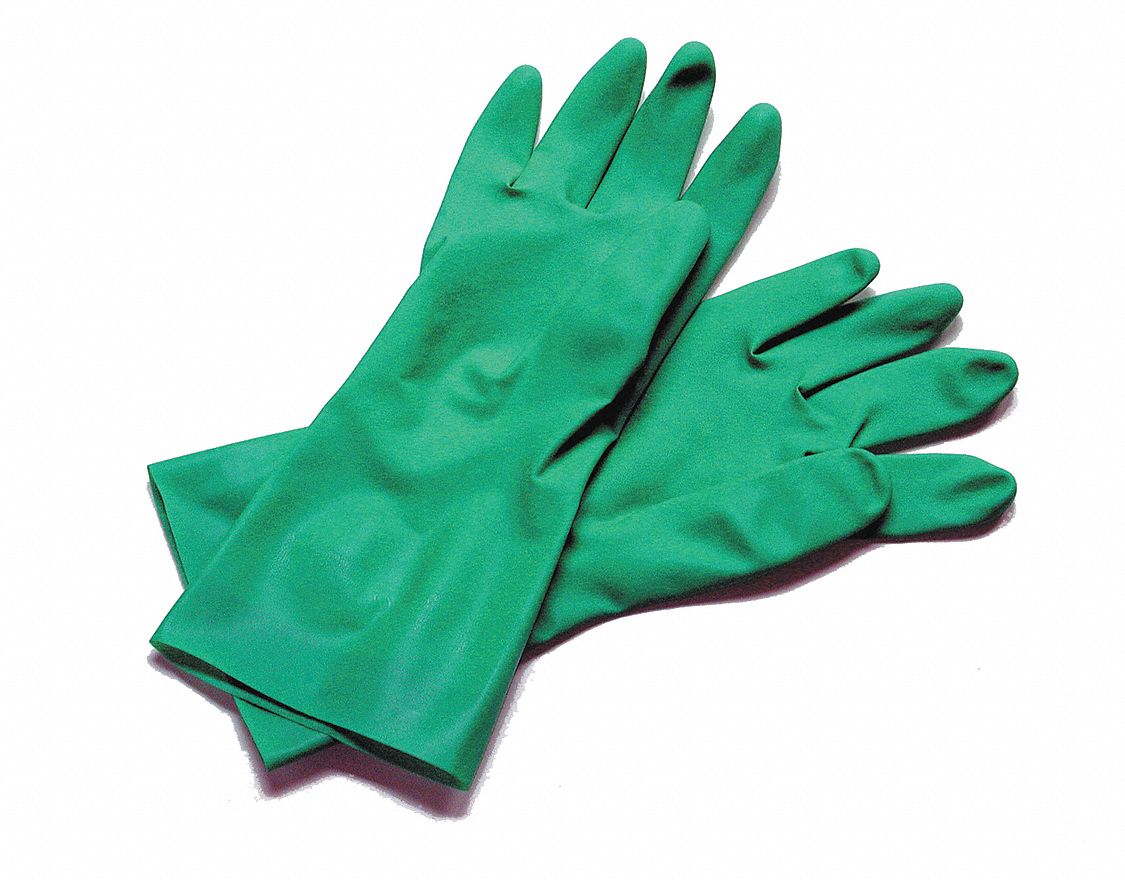 Dishwash Glove Nitrile 13 Grn L PK12