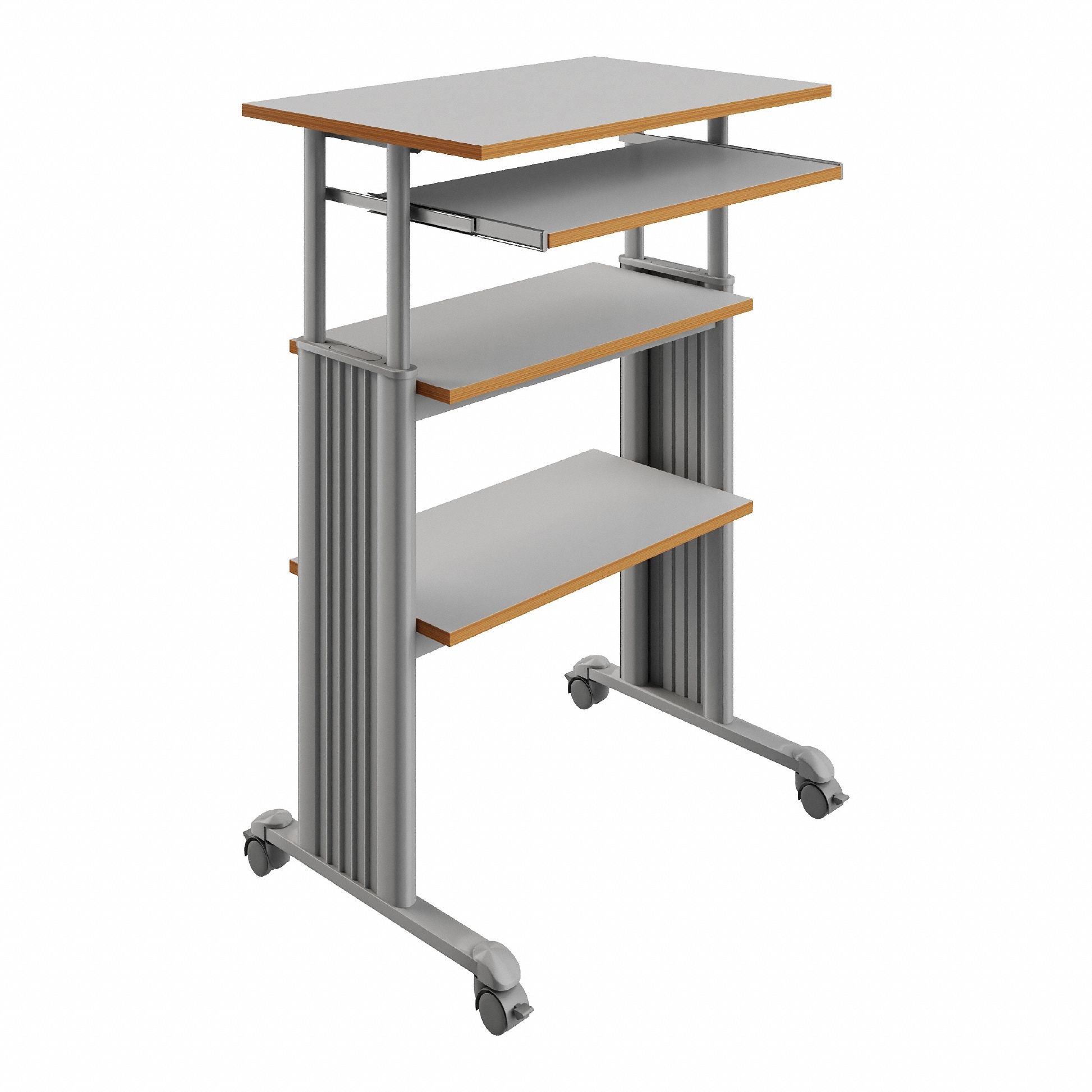 Computer Workstation 49 in H Gray