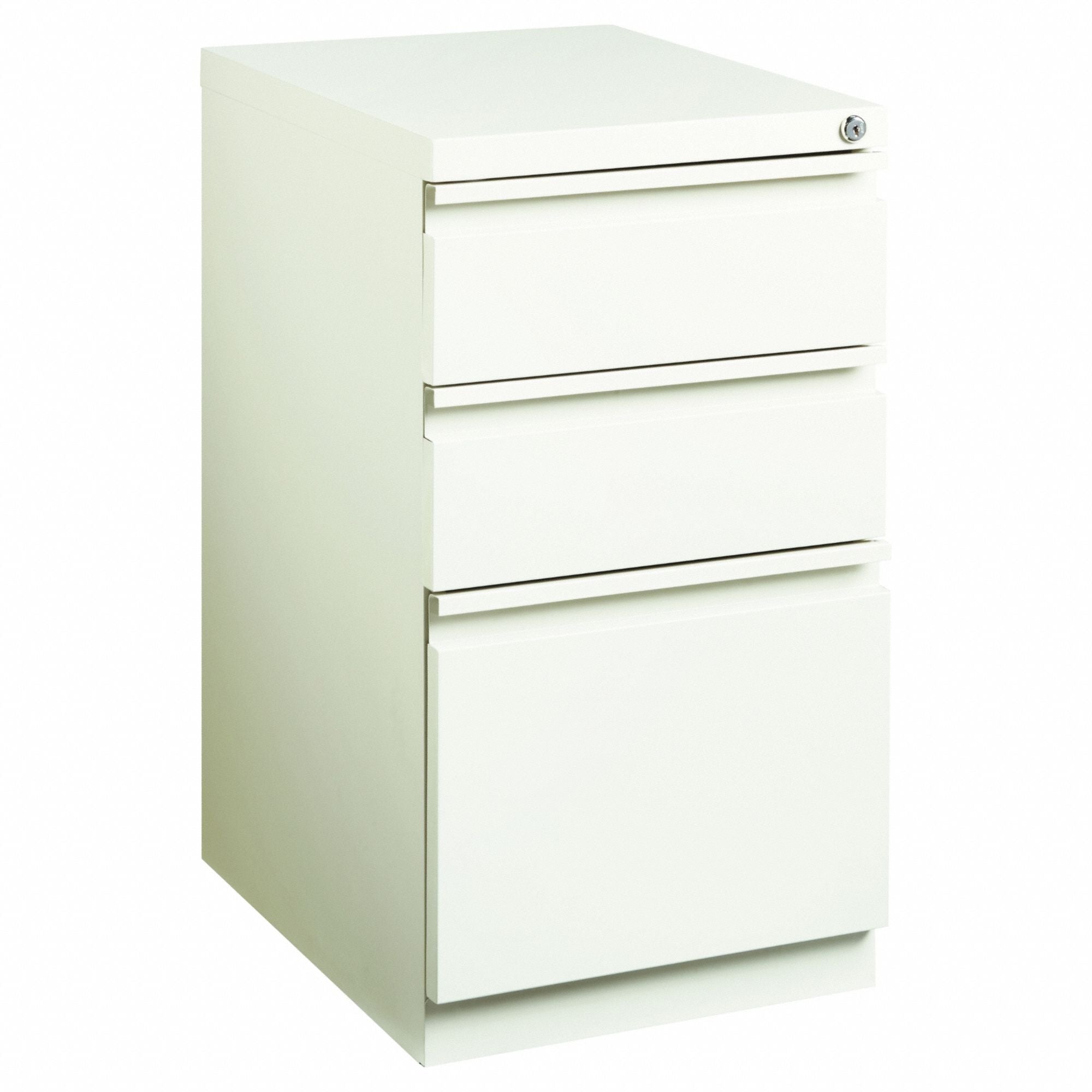Desk Pedestal 19 7/8 Depth White