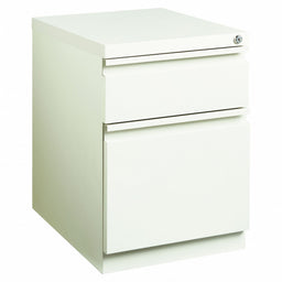 Desk Pedestal 19 7/8 Depth White