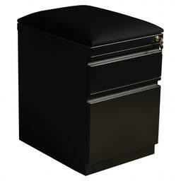 Desk Pedestal 19 7/8 Depth Black/Black