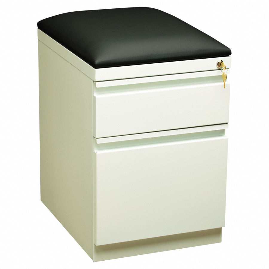 Desk Pedestal 19 7/8 Depth Black/White