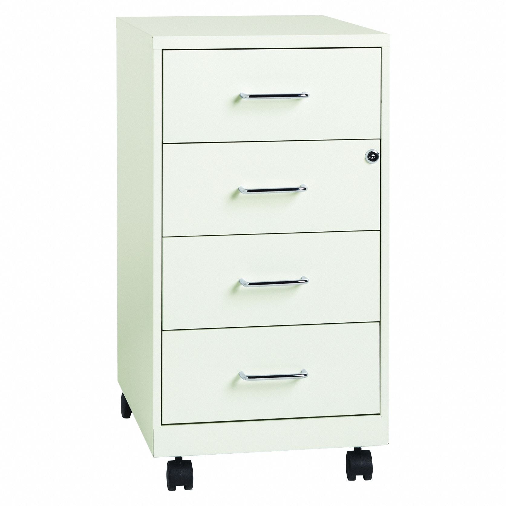 Vertical File Cabinet Pearl White