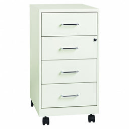Vertical File Cabinet Pearl White