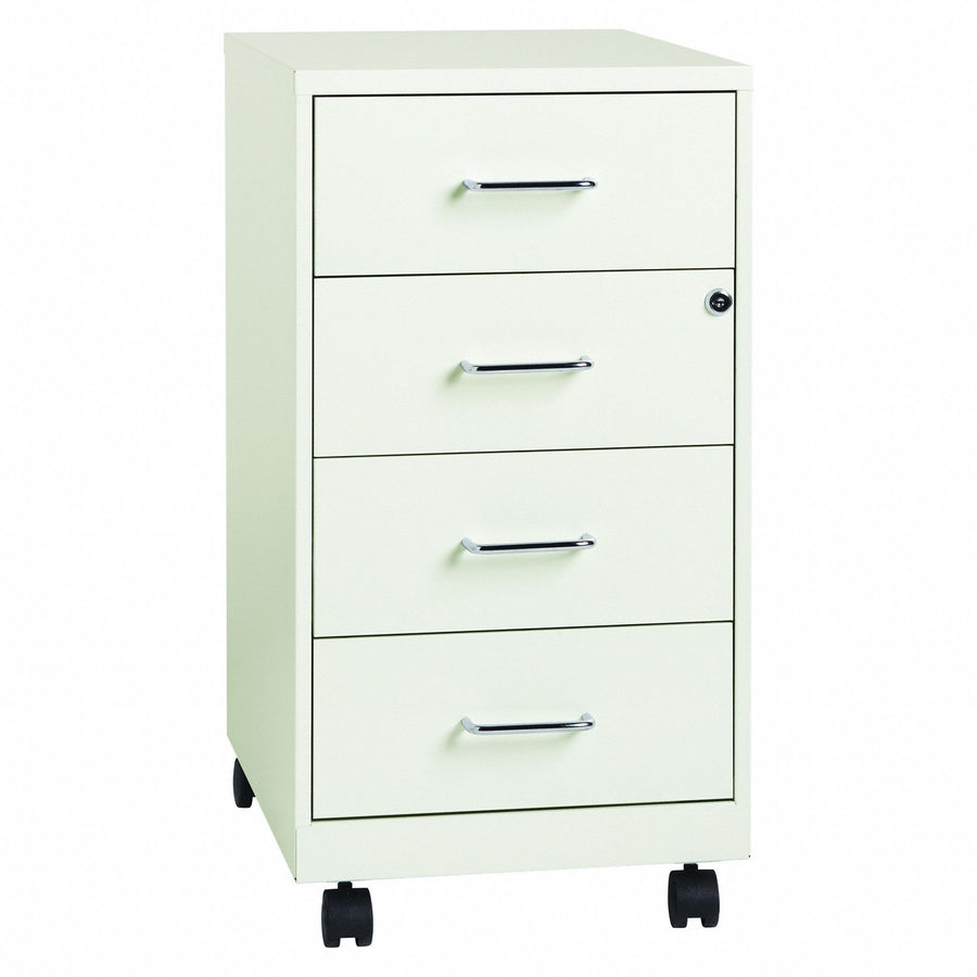 Vertical File Cabinet Pearl White