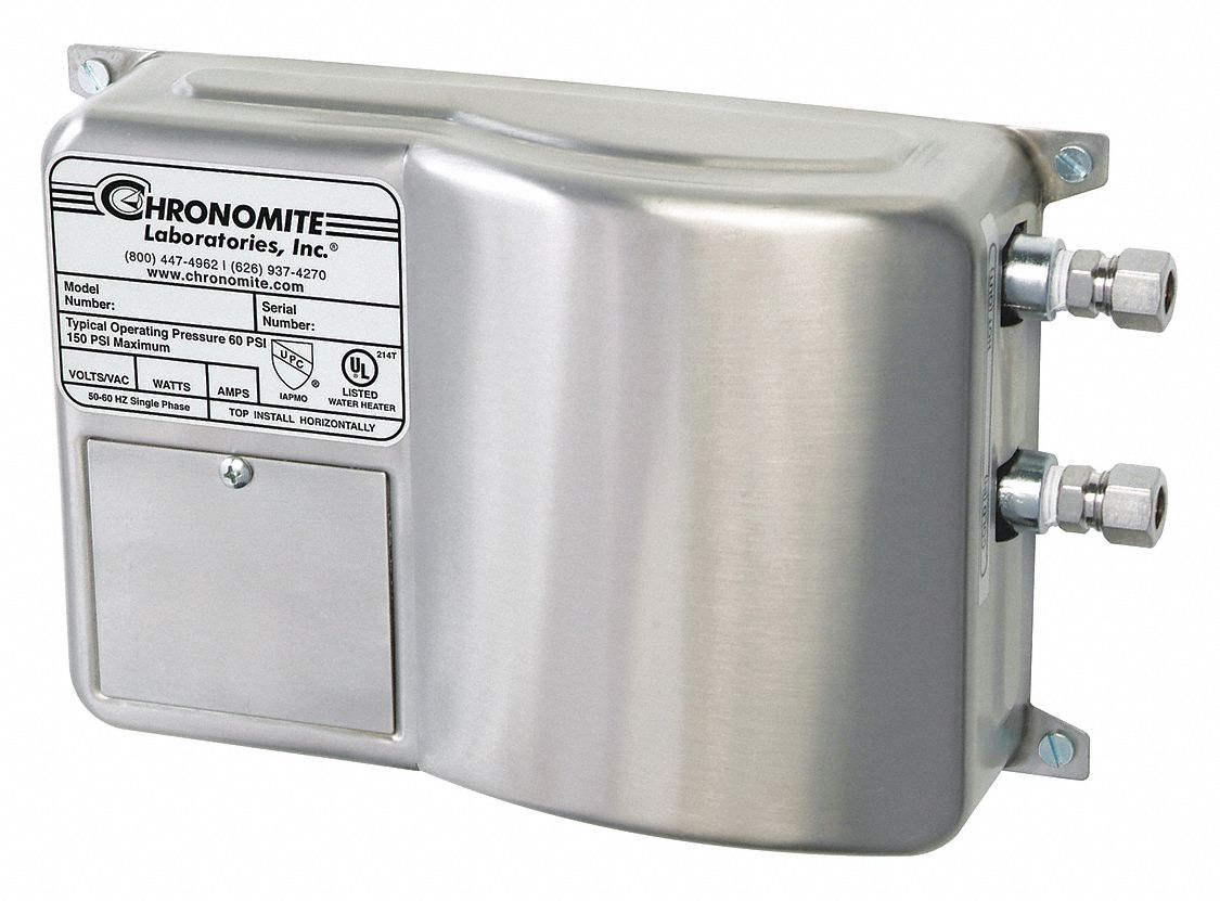 Eye-Wash Water Heater Tnkls 208V 8320W