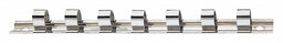 Socket Rail Silver Steel 9 in 1PK