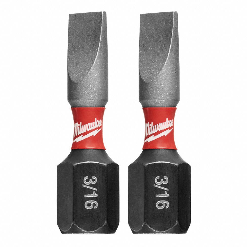 Insert Bit 1/4 Slotted 6-8 1 PK2