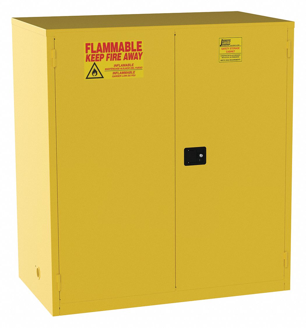 Cabinet 2-Dr 110 gal Flammable 34x65x59