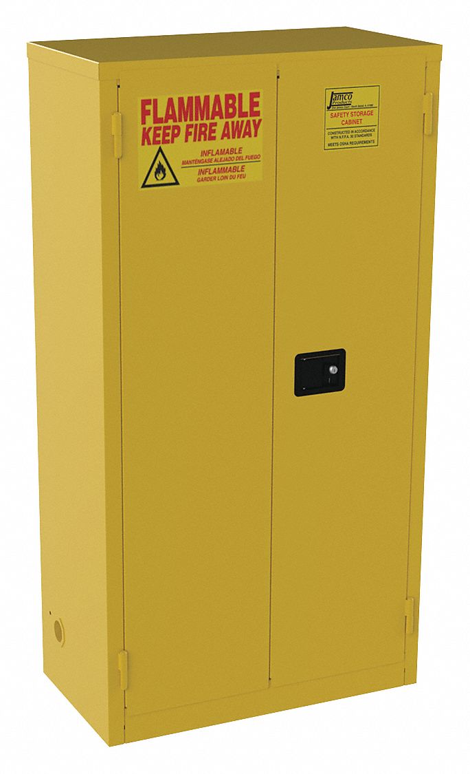 Flammable Safety Cabinet 44 gal Yellow